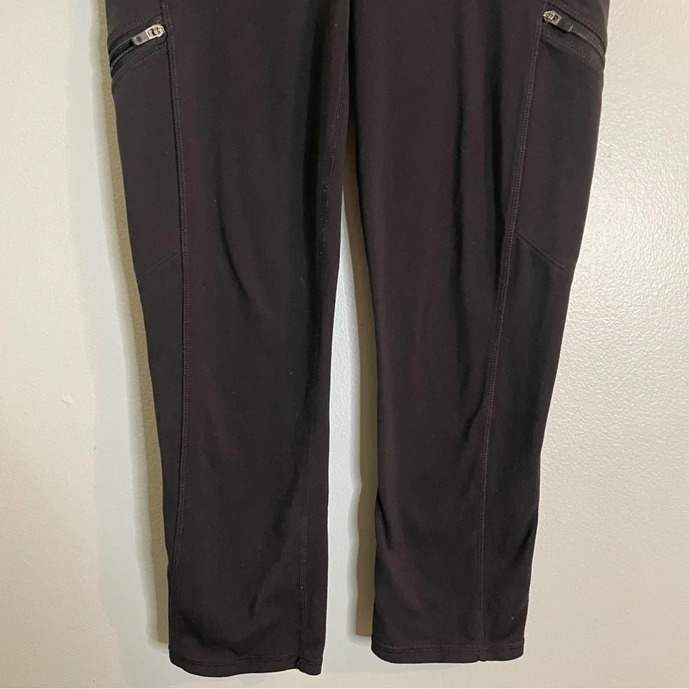Athleta Metro Drifter Tight Leggings Black Zipper Pockets Womens XS - Picture 3 of 11